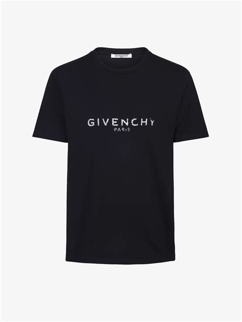 givenchy paris oversized iridescent tshirt|Givenchy graphic crewneck t shirt.